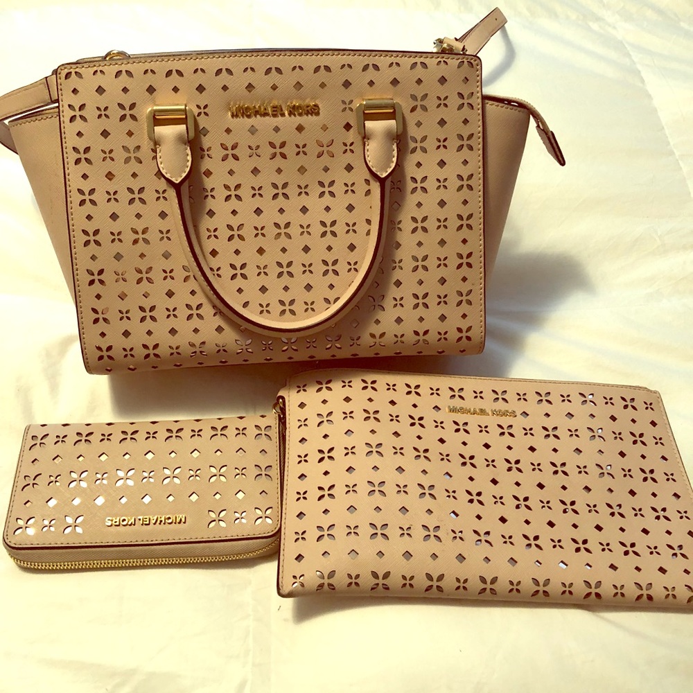 Michael Kors handbag, satchel & wallet/phone case